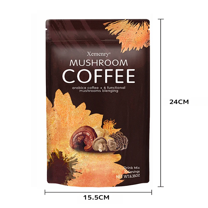 Organic Mushroom Coffee - Shiitake, Cordyceps, Supports Immune, Focus, Concentration, Stress, Digestion & Energy - 1 Pack - Image 6